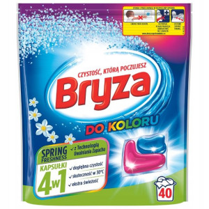Bryza 4w1 Spring Freshnes Kapsułki do Koloru 40szt