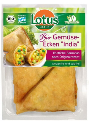 Indyjskie Pierożki Samosa Z Warzywami Bio 250 G - Lotus