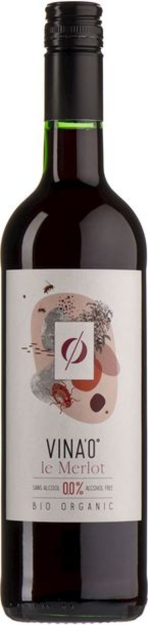 Le Merlot Bezalkoholowe Bio 750 Ml - Vina0