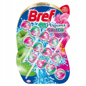 Bref Perfum Switch Zawieszka WC Jabłko-Lila 3x50