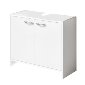 FMD Szafka pod umywalkę, 63,7x28,1x55 cm, biała
