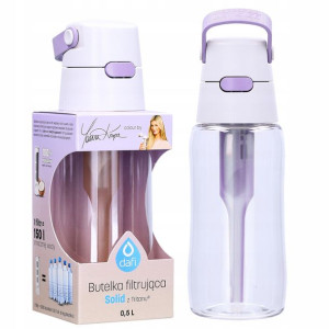 Butelka DAFI SOLID 0,5l lavender by Joanna Krupa