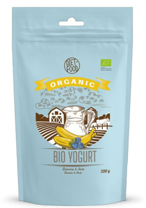 Jogurt Bananowy Z Acai Instant Bio 200 G - Diet-food