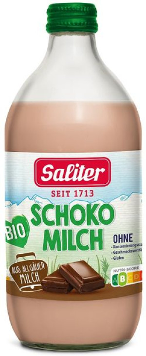 Mleko Czekoladowe Bezglutenowe Bio 500 Ml - Saliter