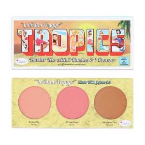 THE BALM Voyage Tropics Powder Trio paleta różów do twarzy 8,5g