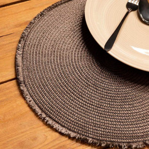 Podkładka do jadalni MIRI z frędzlami 38 cm HOMLA