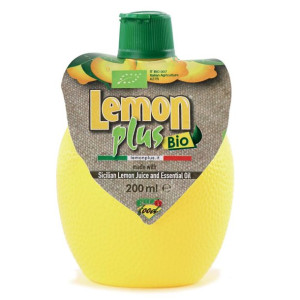 Euro Food - Lemon Plus - sok z cytryny z olejkiem eterycznym BIO - 200ml