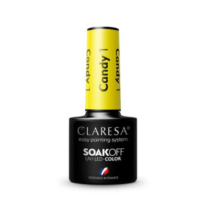 Claresa Soak Off UV/LED Candy 1 5g lakier hybrydowy