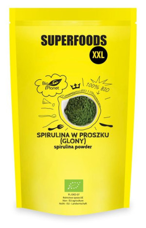 Spirulina W Proszku (glony) Bio 600 G - Bio Planet