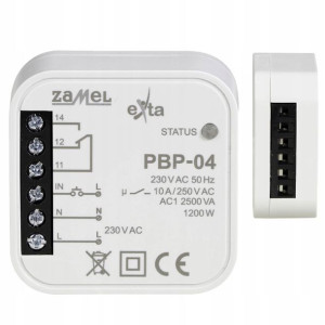 ZAMEL Przekaźnik bistabilny dopuszkowy 230V PBP-04