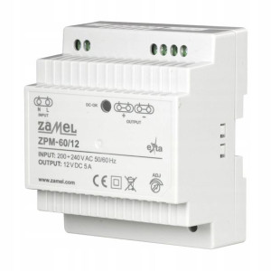Zasilacz Impulsowy 60W / 12V ZAMEL ZPM-60/12