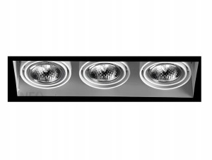 Aquaform Oprawa Wpuszczana SQUARES 3x GU10 Alu