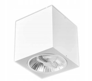 Aquaform Oprawa sufitowa Biała kwadratowa 42211-03