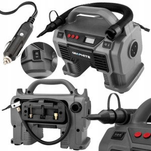 Kompresor 18V GRAPHITE Lekki Przenośny Zestaw