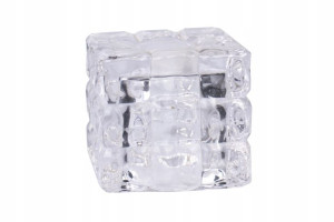 Klosz Szklany Przezroczysta Kostka 7 x 7 cm