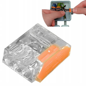 PAWBOL Szybkozłączka Złączka 3x2,5mm2 drut 24A
