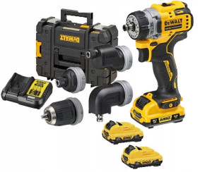 Wiertarko-wkrętarka Akumu.+4 Głowice 12v Dewalt
