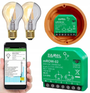 Odbiornik Wi-Fi 2-Kanałowy Monitor Energii mROW-02