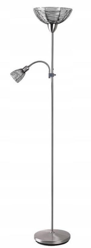 RABALUX Lampa Podłogowa EZRA 181,5 cm Chrom