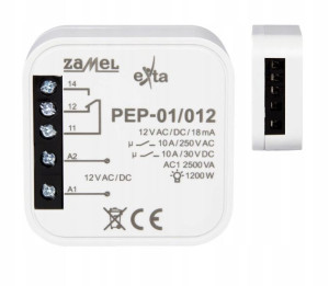 ZAMEL Przekaźnik elektromagnetyczny 12V dopuszkowy