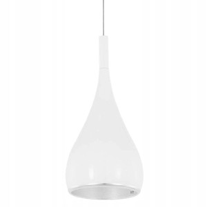 ITALUX Lampa Sufitowa Wisząca ANON Biała Łezka