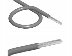 Baks Linka Stalowa W Powłoce PVC 1 metr 4mm 1,36kN
