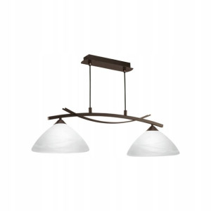 Lampa Sufitowa Wisząca Szklana 2xE27 VINOVO EGLO