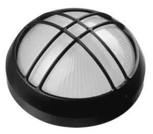 Kinkiet Plafon Zewnętrzny OMEGA Czarna IP54
