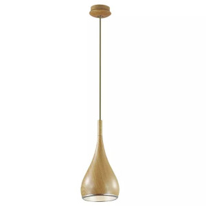 Lampa Sufitowa Wisząca Zwis GEMMA Orzech ITALUX