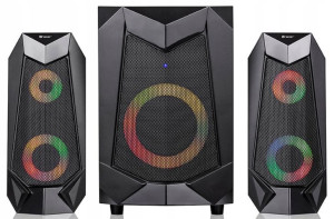 Zestaw głośników 2.1 Tracer Hi-Cube BT RGB Flow