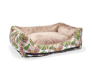 BIMBAY Kanapa Wzór 2 80x65 Liście Beżowe