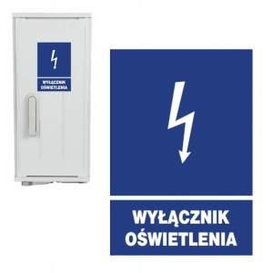 Tabliczka Informacyjna Znak WYŁĄCZNIK OŚWIETLENIA