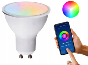 KANLUX Żarówka LED GU10 WiFi Bluetooth SMART RGB
