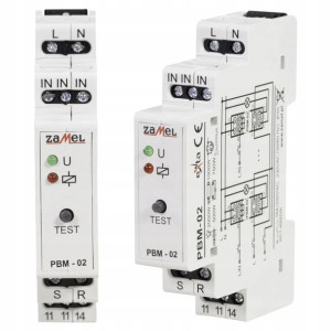 ZAMEL Przekaźnik bistabilny 230V AC TH35 PBM-02