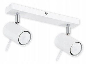 LEMIR Spot Reflektor Oprawa Tuba 2x POINTS Biały
