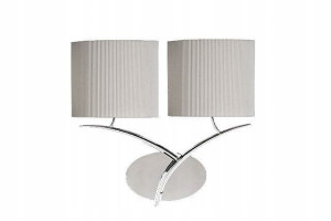 Lampa Ścienna Kinkiet Abażur 2xE14 EVE MANTRA