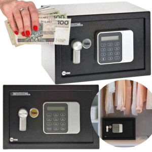 Sejf Elektroniczny Hotelowy Domowy na Kod 35x25x25