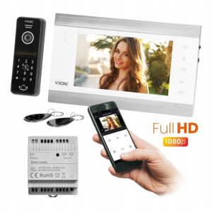 Wideodomofon WiFi TUYA SMART Breloki Szyfrator HD