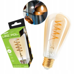 LED-POL Żarówka Filamentowa Edison GOLDIE 4W = 21W