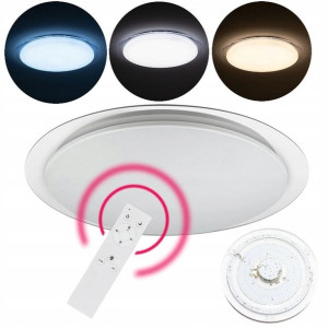 Plafon LED Lampa Sufitowa SATURN z Pilotem 60W