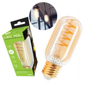 Żarówka Ozdobna Retro Filament LED 4W Goldie E27