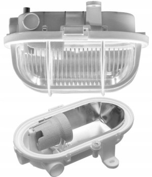 Lampa Oprawa Kanałowa Piwniczna OVAL 40W E27 IP44