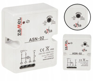 Automat schodowy przeciwblokada 230V ZAMEL ASN-02