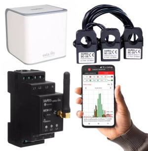 Zestaw do Monitorowania Energii Prądu WiFi ZAMEL