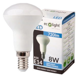 Żarówka LED Energooszczędna 8W E14 6500K Zimna