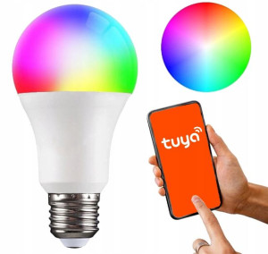 Żarówka LED RGB+CCT WiFi TUYA Smart WIFI 9W E27