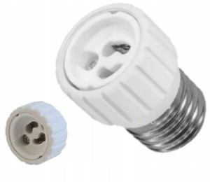 Adapter Przejściówka z E27 Duży Gwint na GU10