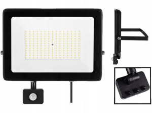 Naświetlacz Lampa LED Czujnik Ruchu Zmierzchu 150W