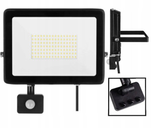 Naświetlacz Lampa LED Czujnik Ruchu Zmierzchu 100W