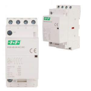 F&F Stycznik Modułowy 24 V AC/DC 25 A
